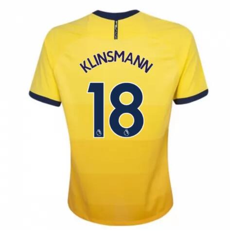 Tottenham Hotspur Football Kit Third Soccer Jersey KLINSMANN 18 2020/21